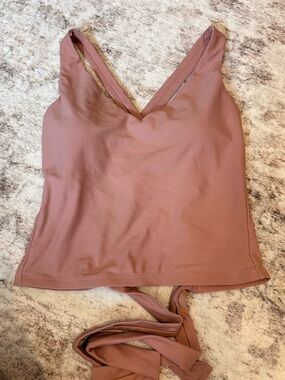 GEODE Swimwear Women's Rust Pink Bikini Top - S
